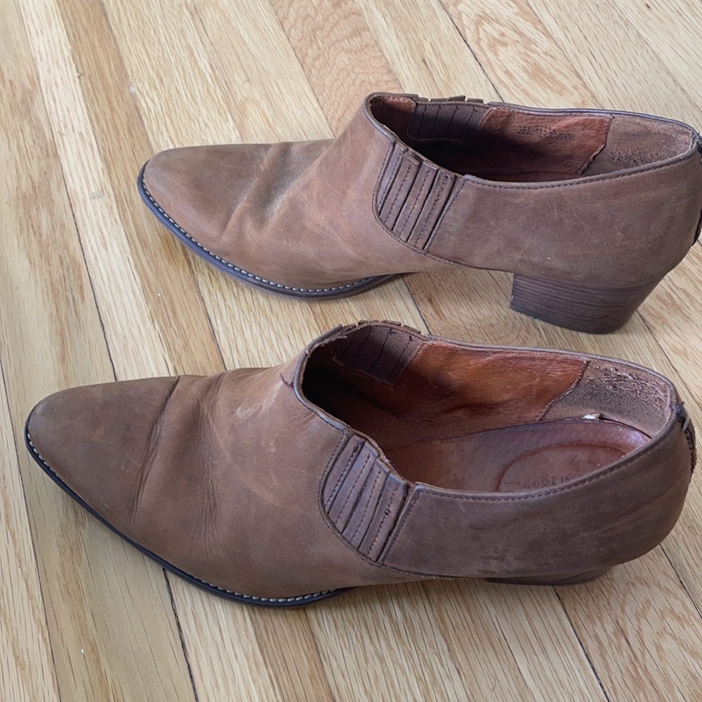 Madewell genuine leather ankle booties